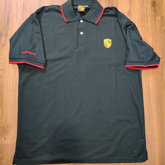 Deadstock Porsche Polo Shirt Back Hit - Picture 3 of 7